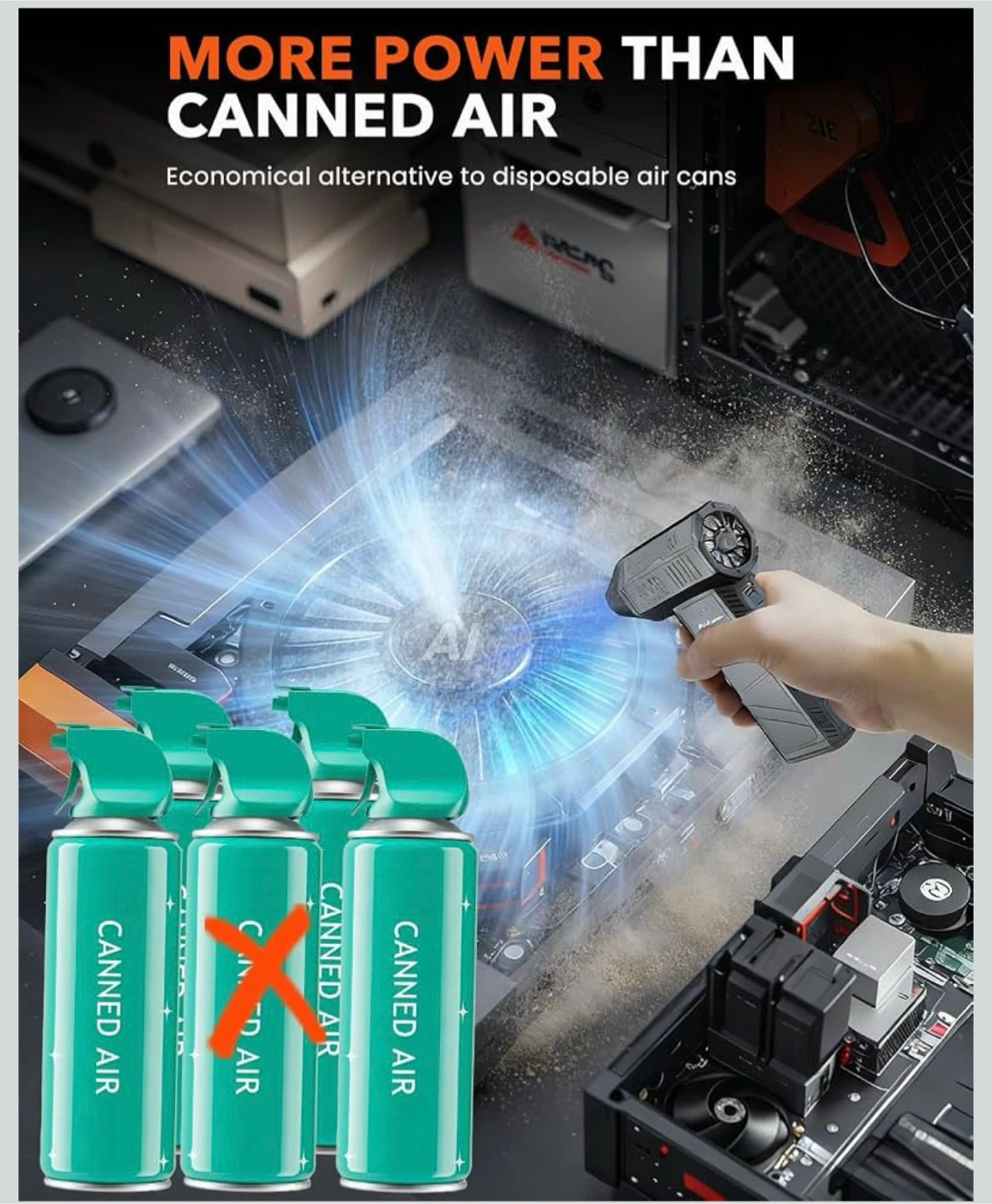 X3 Mini Violent Fan - Portable Electric Air Duster - photo 3