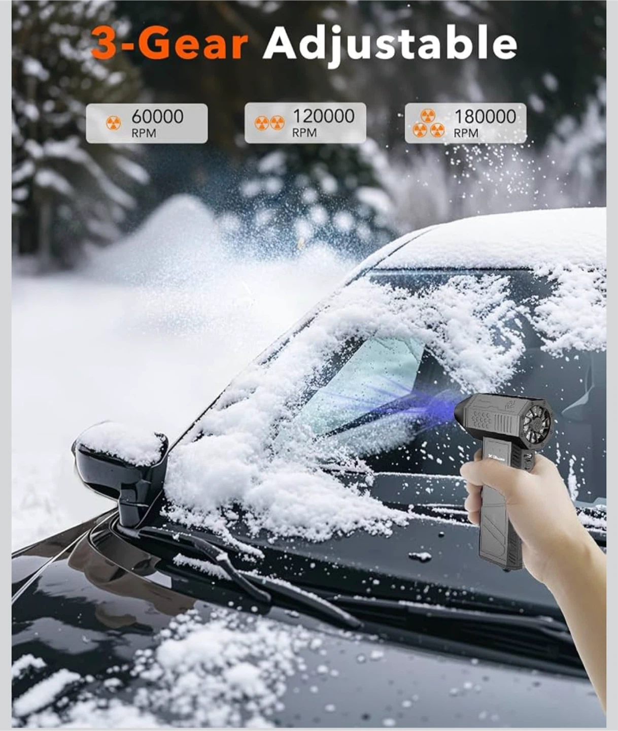 X3 Mini Violent Fan - Portable Electric Air Duster - photo 4