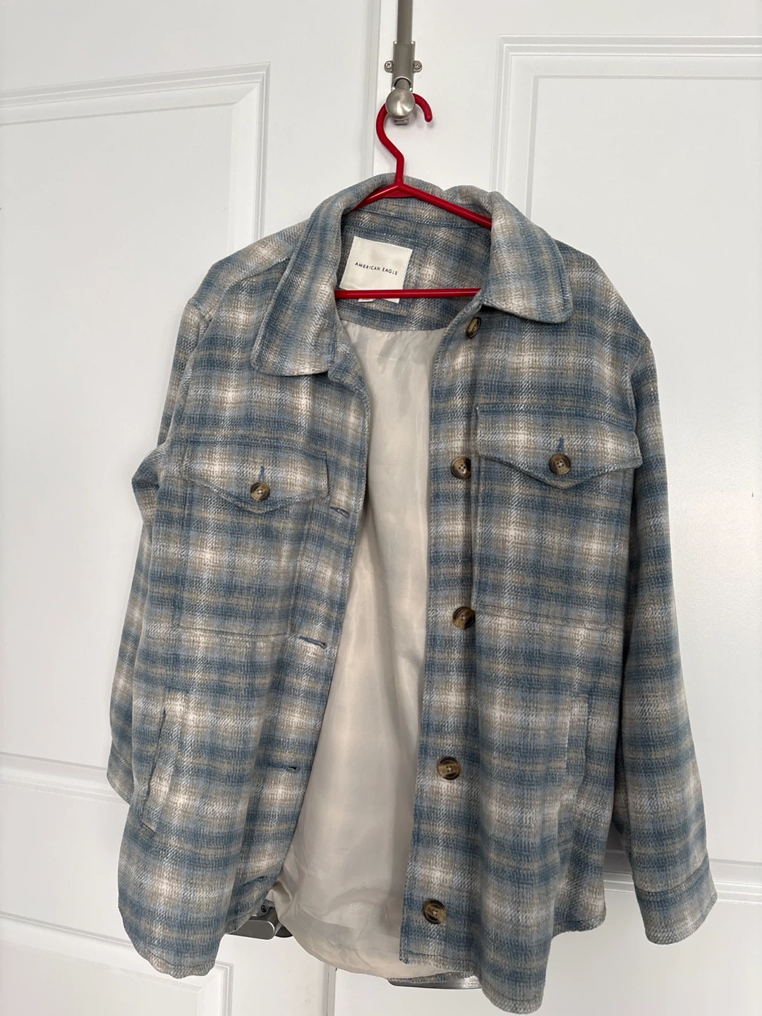 American Eagle Plaid Shacket