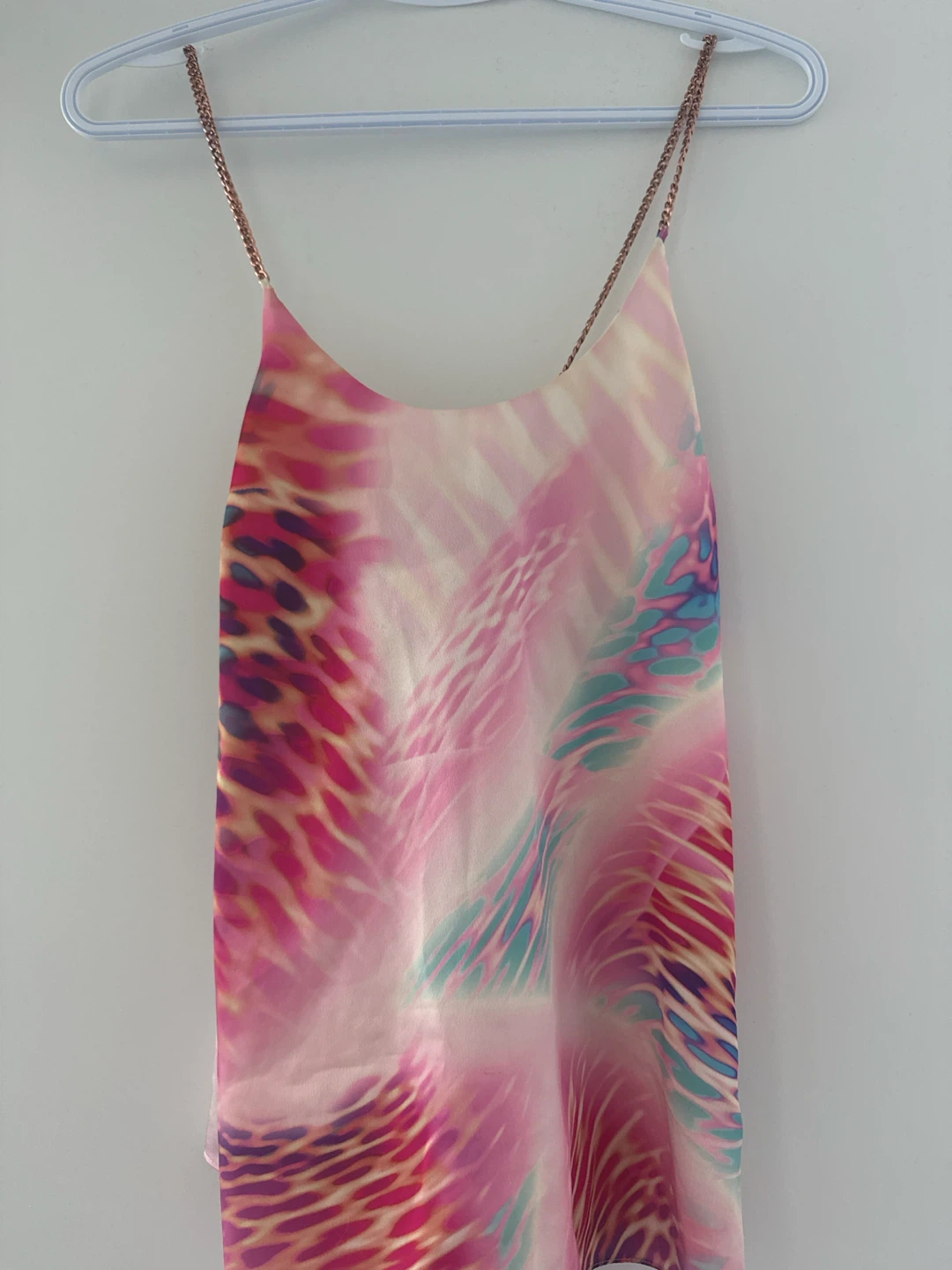 GUESS by Marciano Women's XS Pink Floral Print Slip Dress