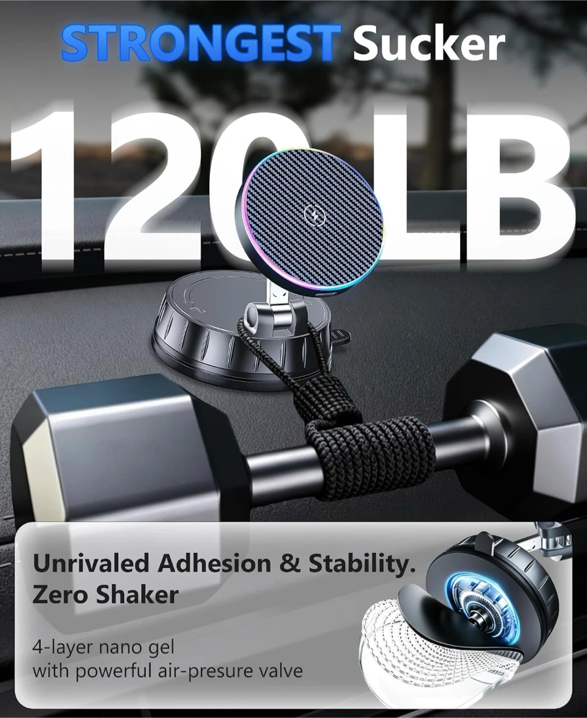 15W Pro Magnetic Wireless Charging Stand - photo 5