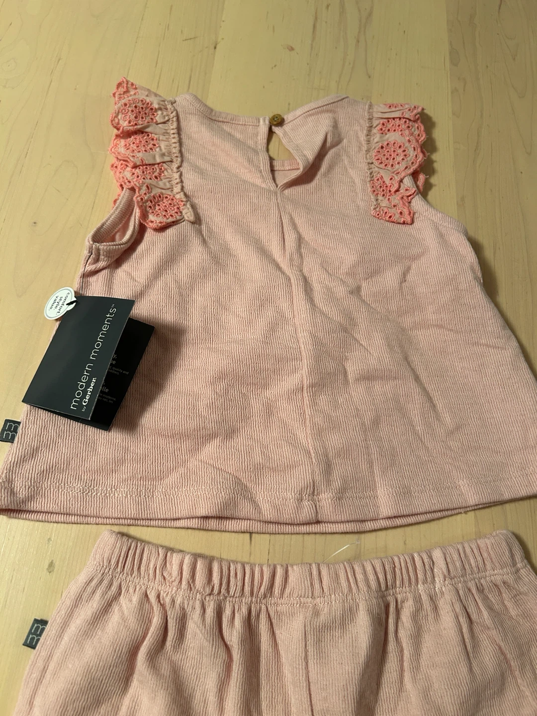 Modern Moments Pink Ruffle Shorts Set - photo 3