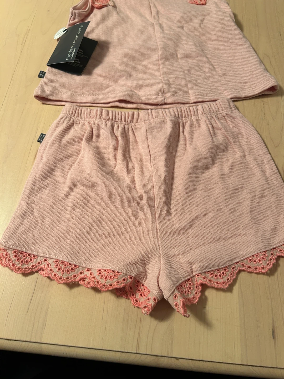 Modern Moments Pink Ruffle Shorts Set - photo 4