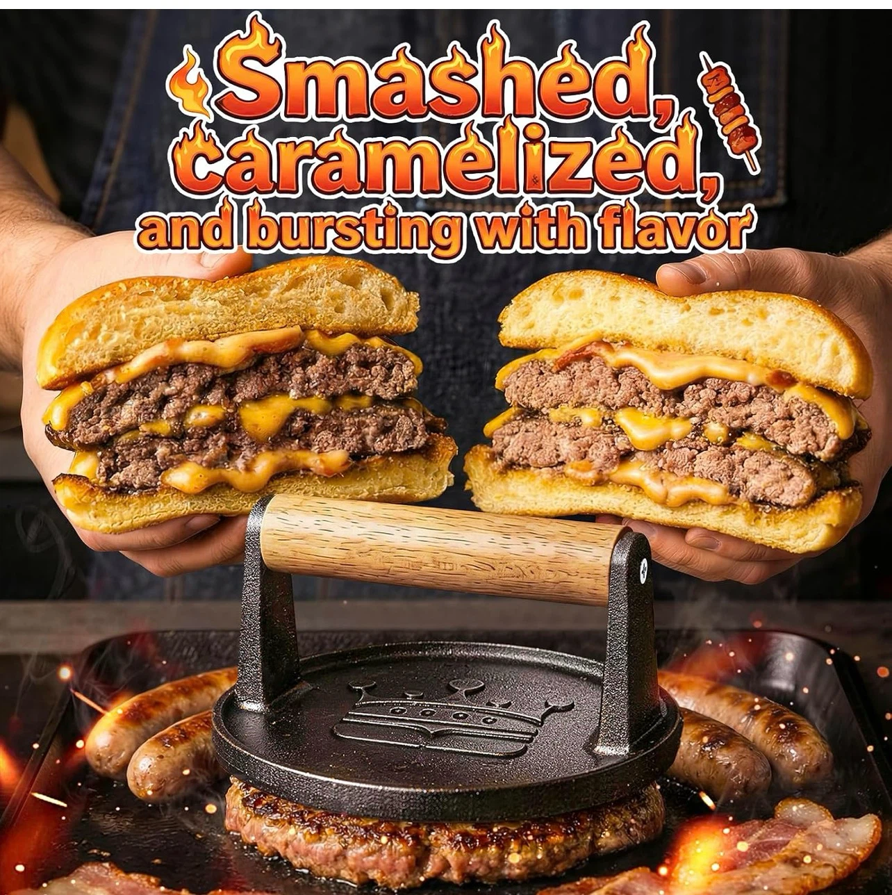 Cast Iron Burger Press - photo 4