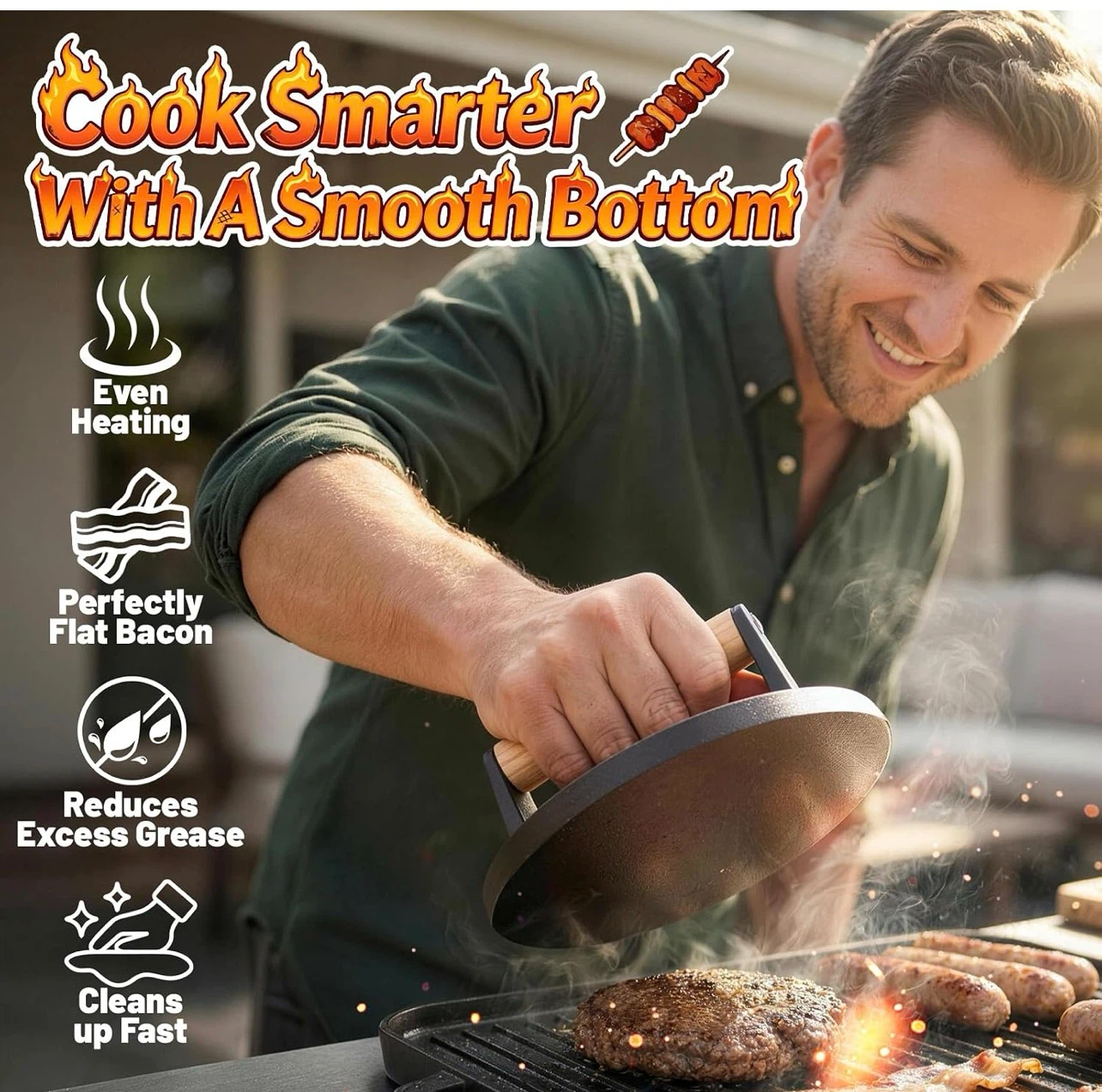 Cast Iron Burger Press - photo 5