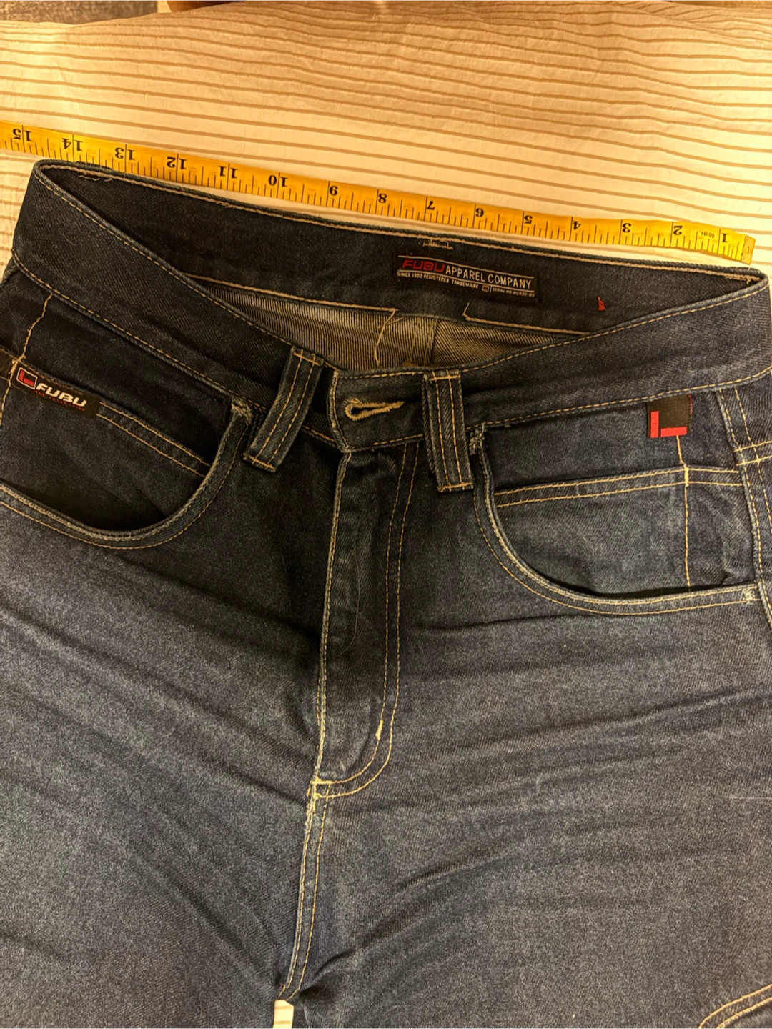 Vintage FUBU Denim Jorts (shorts) - photo 4