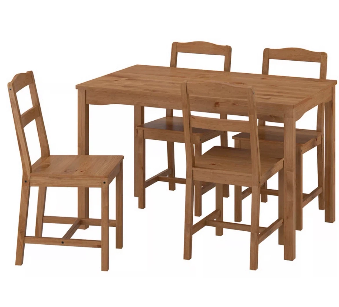 IKEA JOKKMOKK Dining Table and 4 Chairs