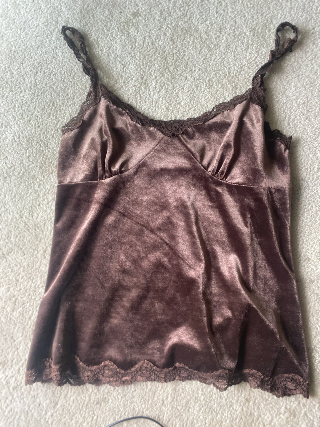Brown tank top