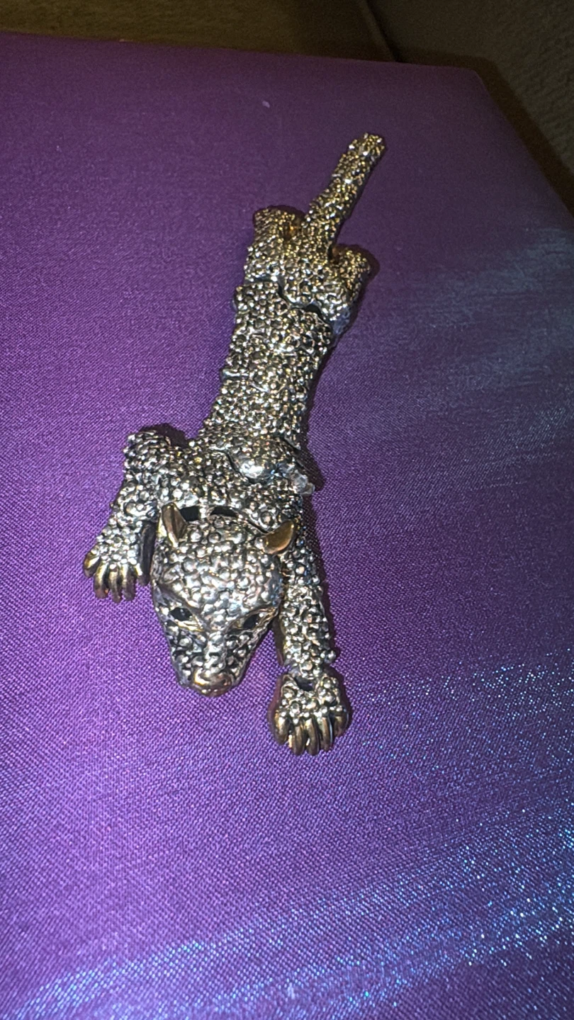 Swarovski Panther Brooch