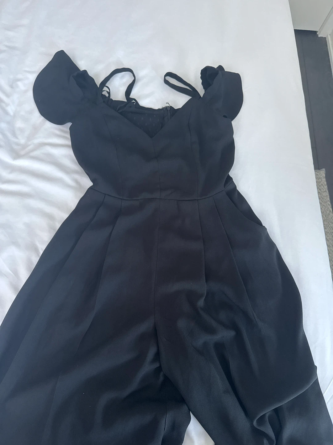 Black Off-the-Shoulder Jumpsuit - photo 2