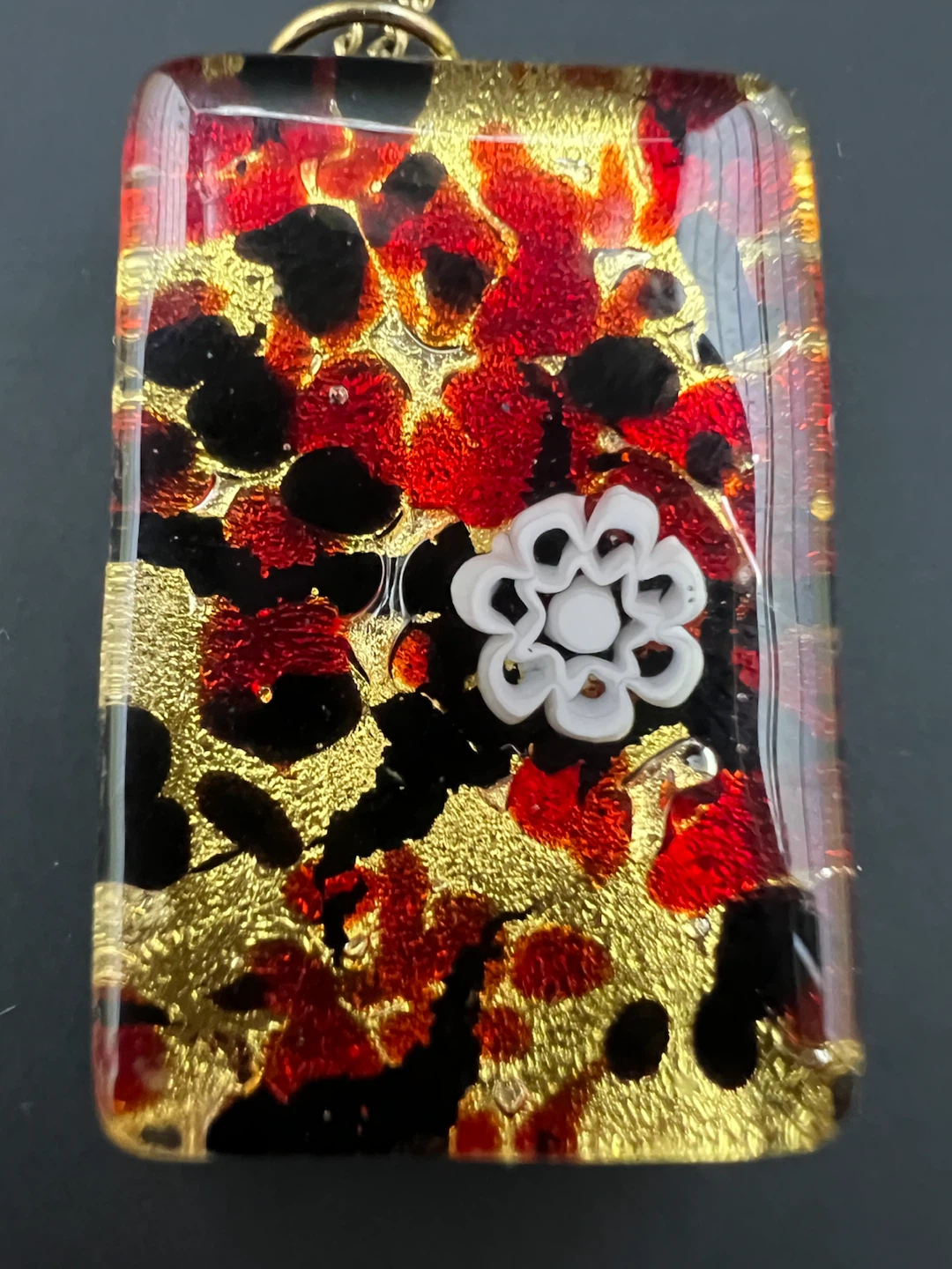 Stunning Murano Glass Pendant Necklace - photo 2