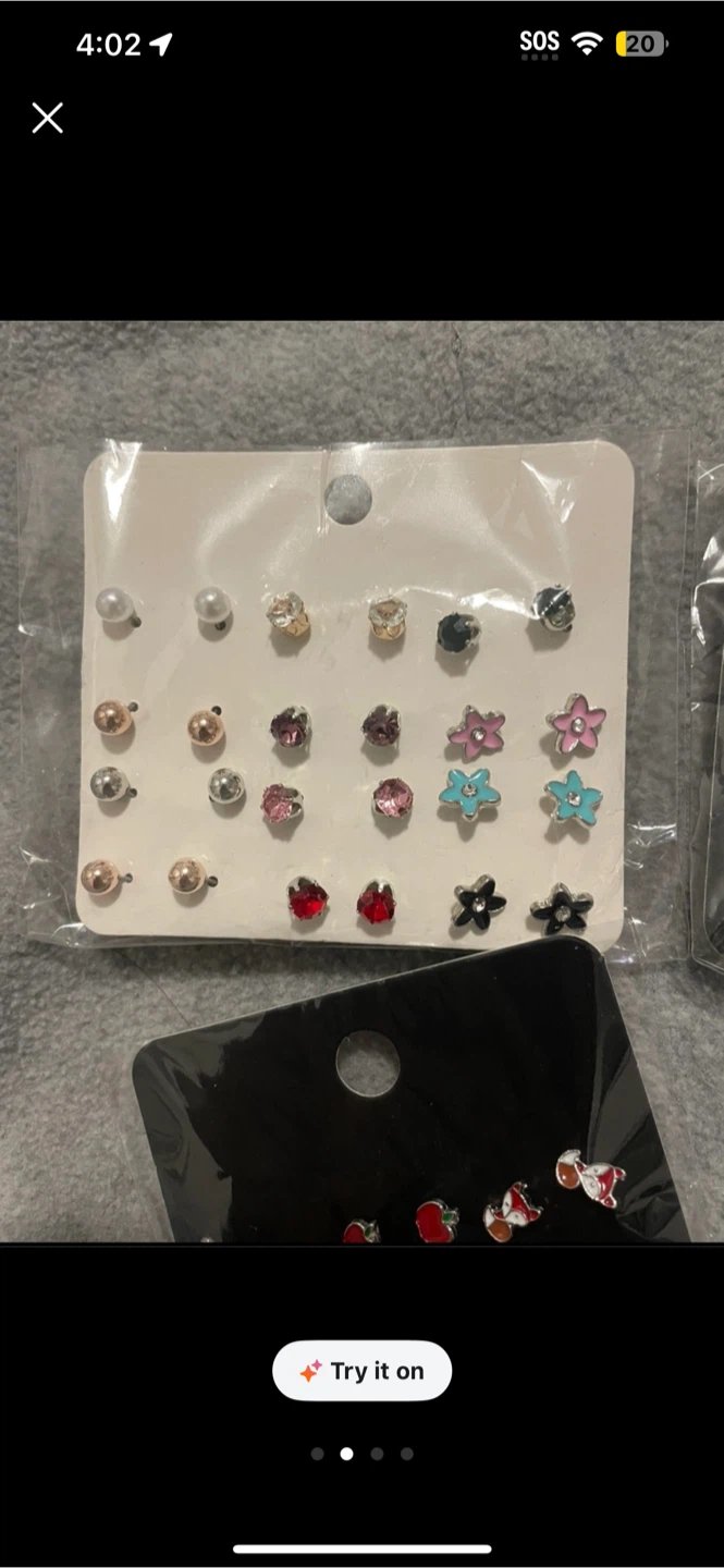 Set of 3 Stud Earring Packs - photo 4