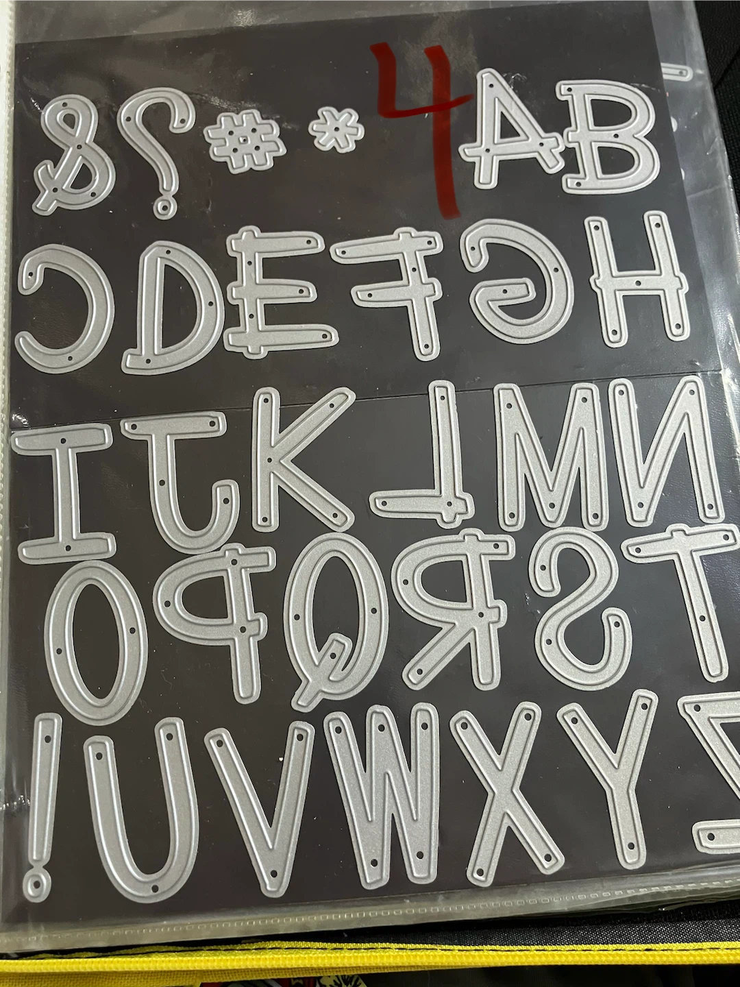 Alphabet Die Cuts for Crafts - photo 4