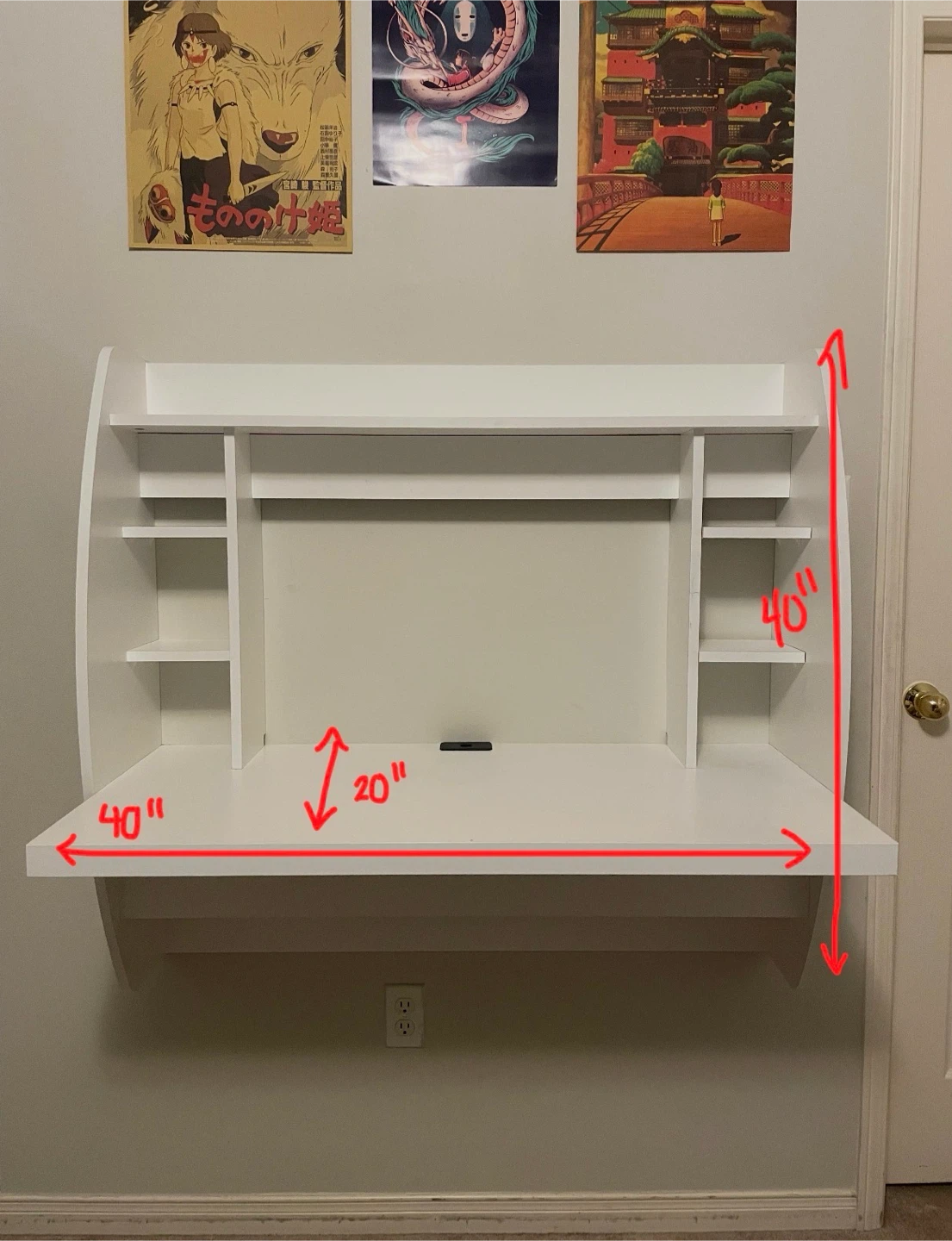 Amazing Floating/ Hanging desk for sale
