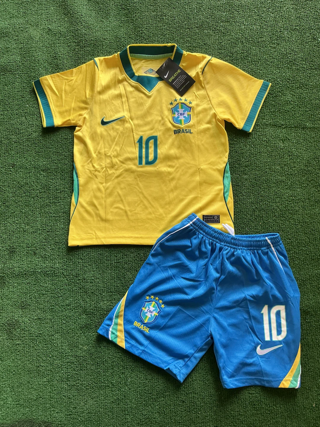 Brazil Neymar Jr Soccer Jersey & Shorts Set - photo 3