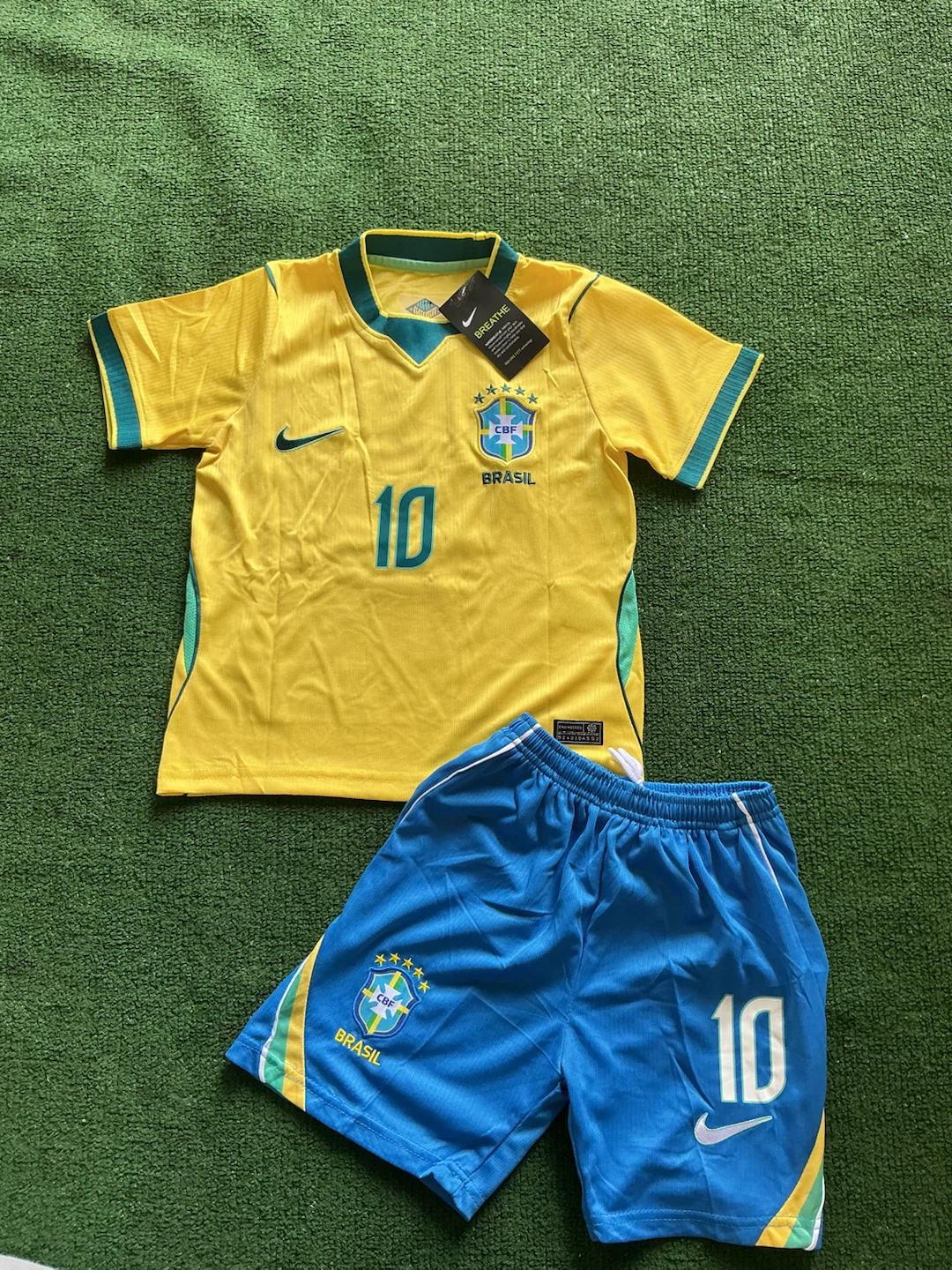 Brazil Neymar Jr Soccer Jersey & Shorts Set - photo 4