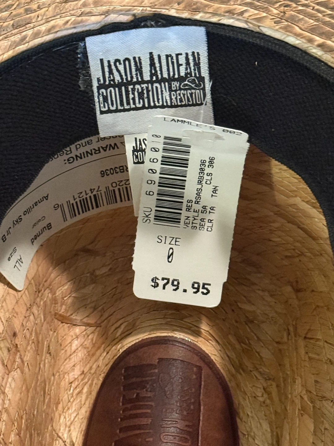 Jason Aldean Collection Straw Cowboy Hat - photo 3