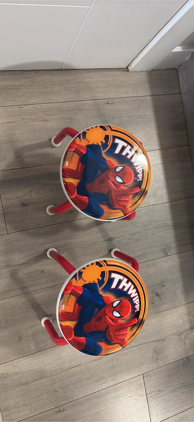 Set of 2 Kids Spiderman Stools - photo 2