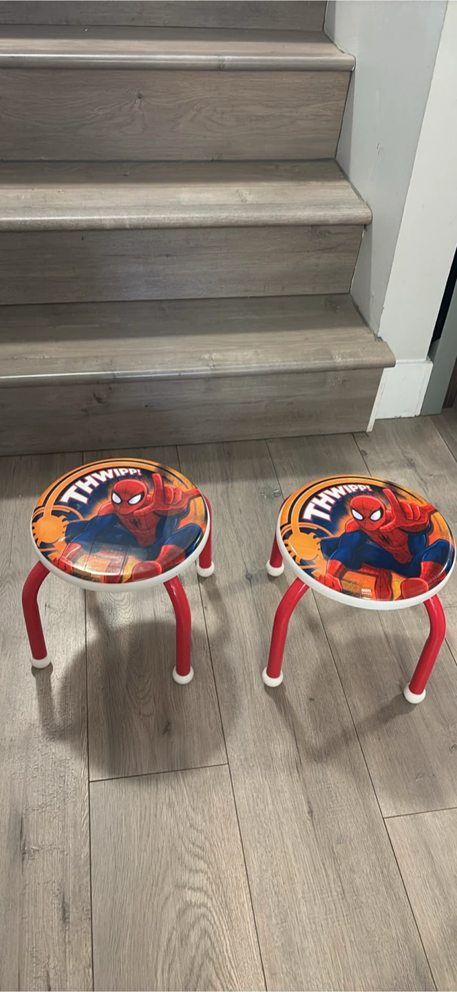 Set of 2 Kids Spiderman Stools - photo 3