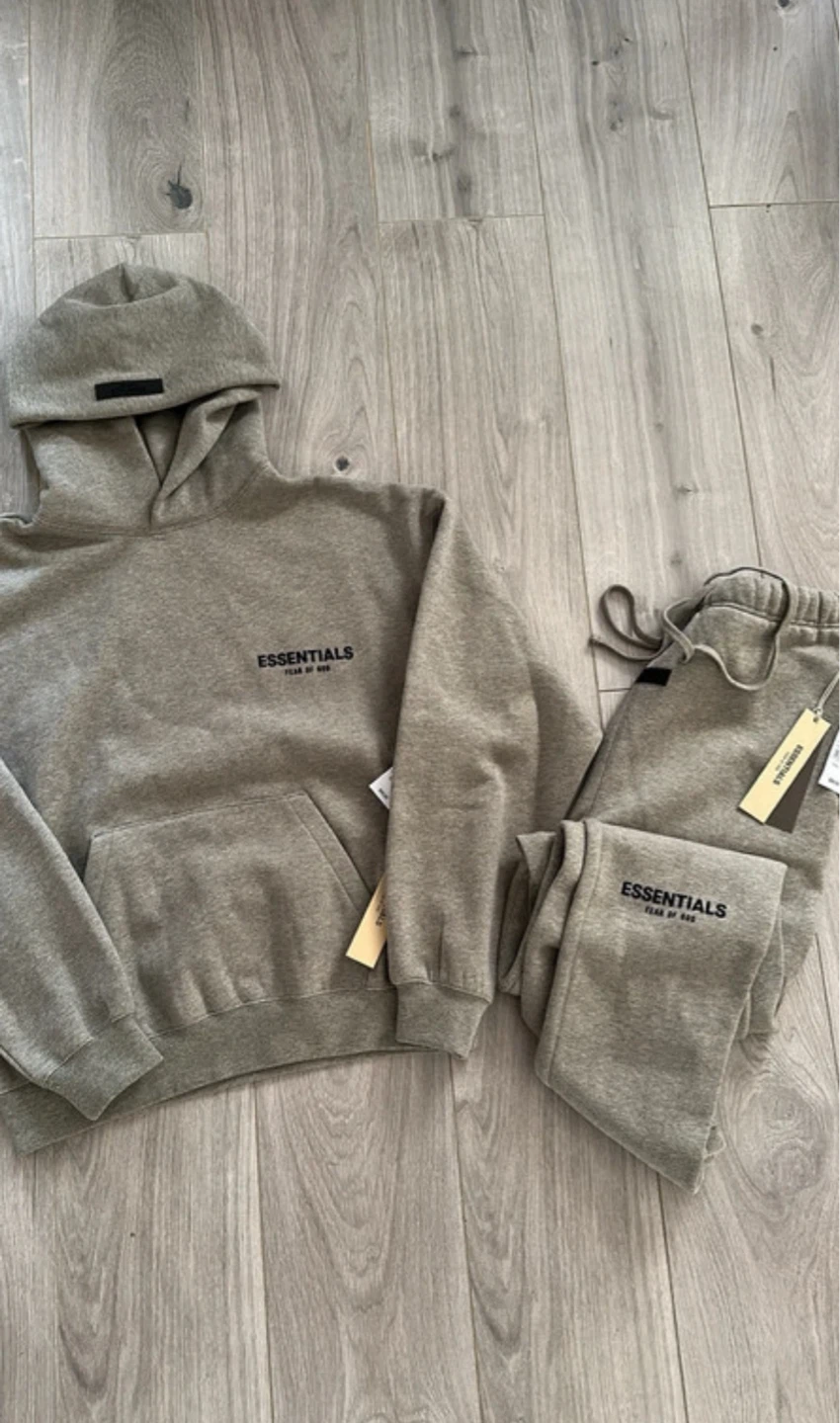 Essentials Hoodie and Sweatpants Set with dust bag