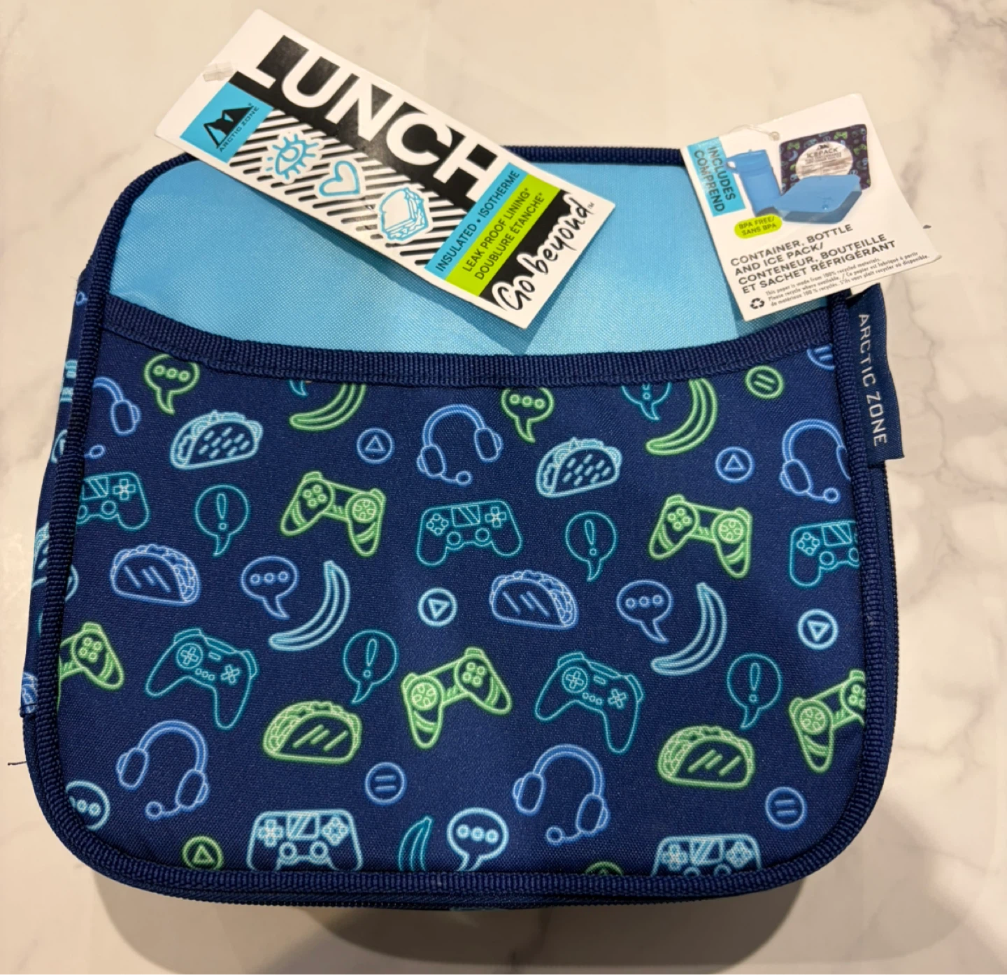 New Video Game BPA Free Lunch Box Set