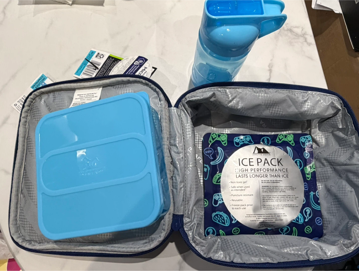 New Video Game BPA Free Lunch Box Set - photo 5