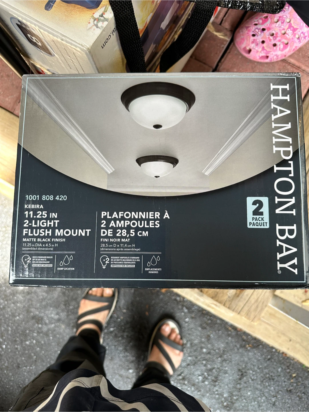 Light Flush Mount (Matte Black)