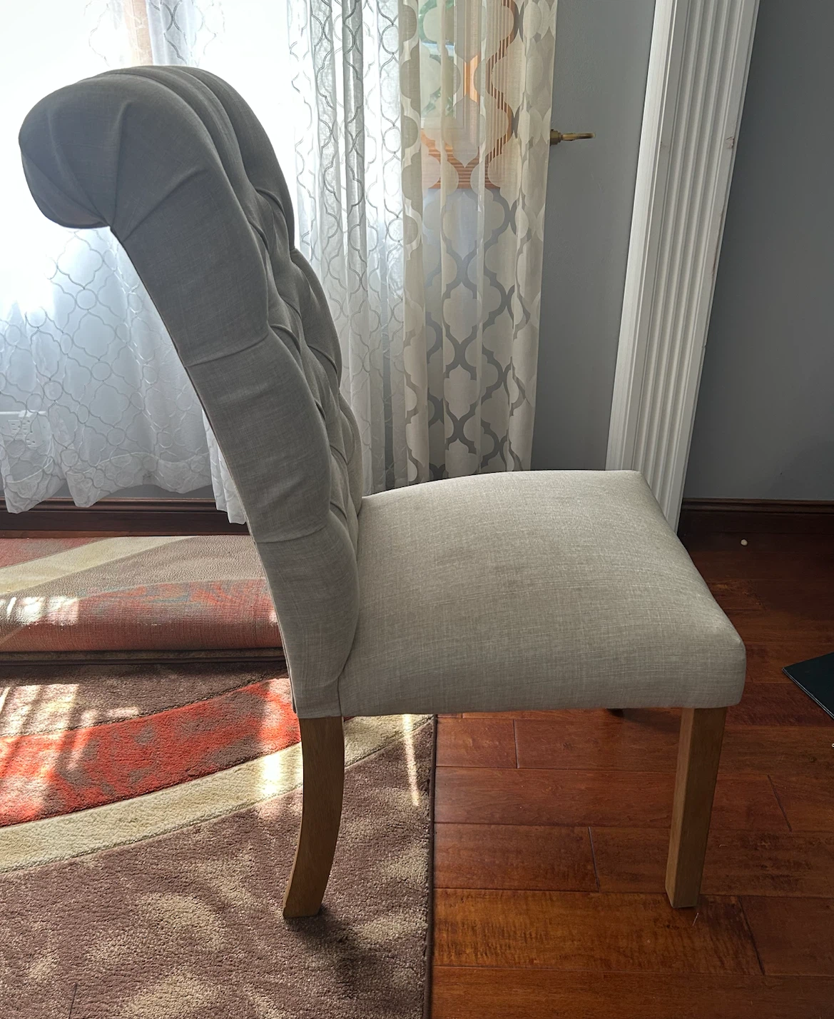 Tufted Upholstered Dining Chair - photo 2