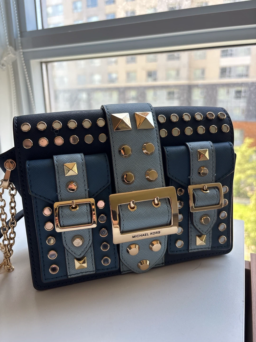 Michael Kors Studded Shoulder Bag