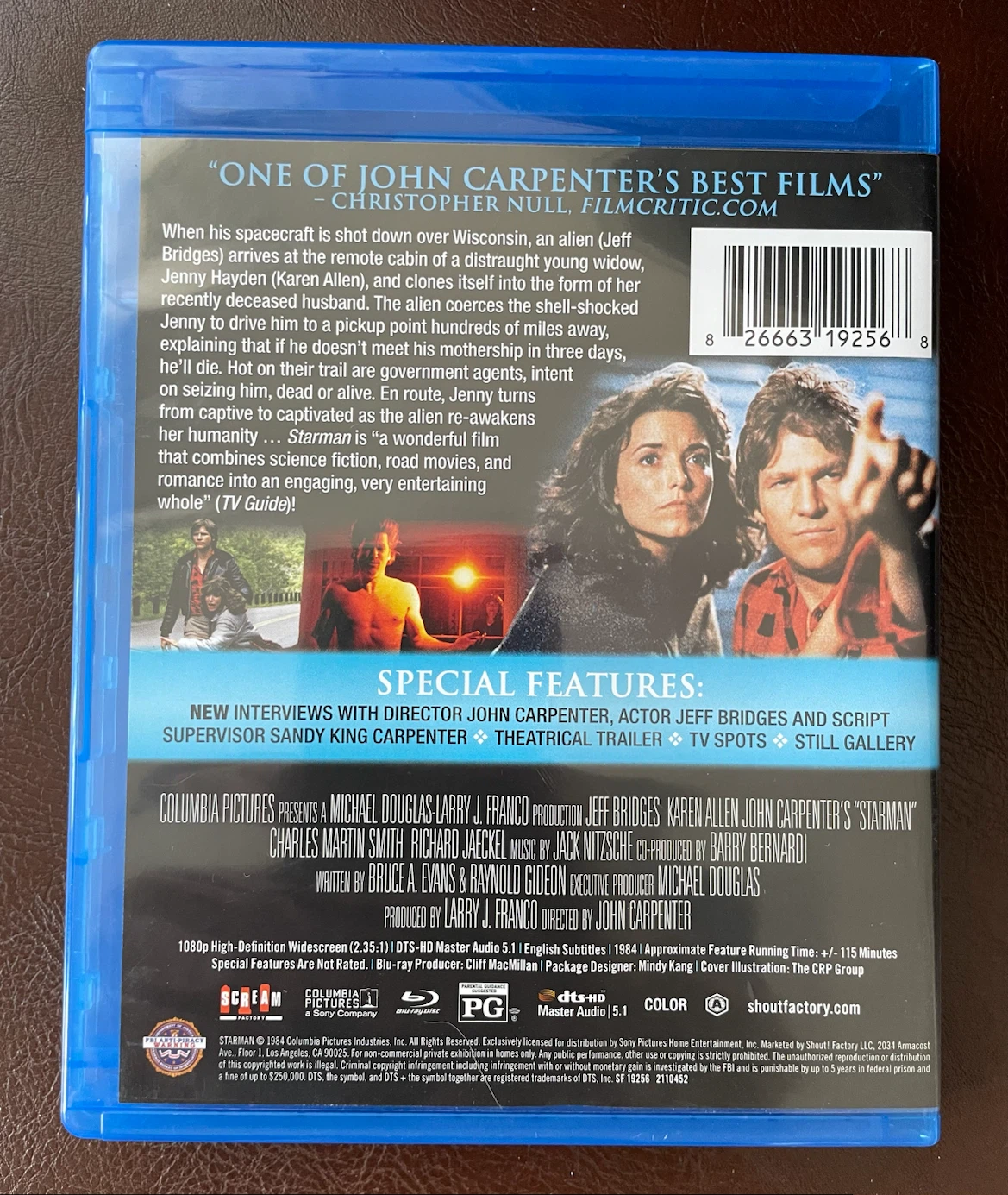 Starman Scream Factory Blu Ray - photo 2