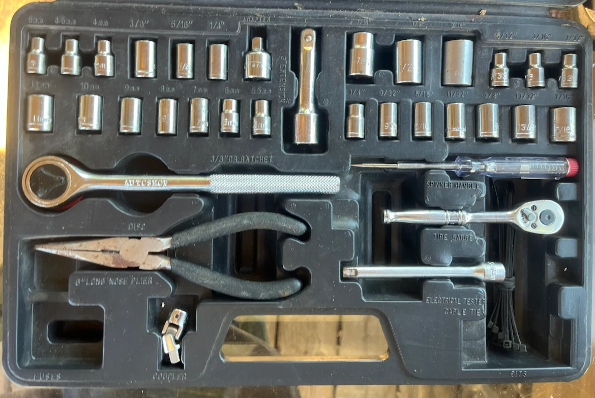 Autoshop Socket Set with Pliers and Tools - photo 2