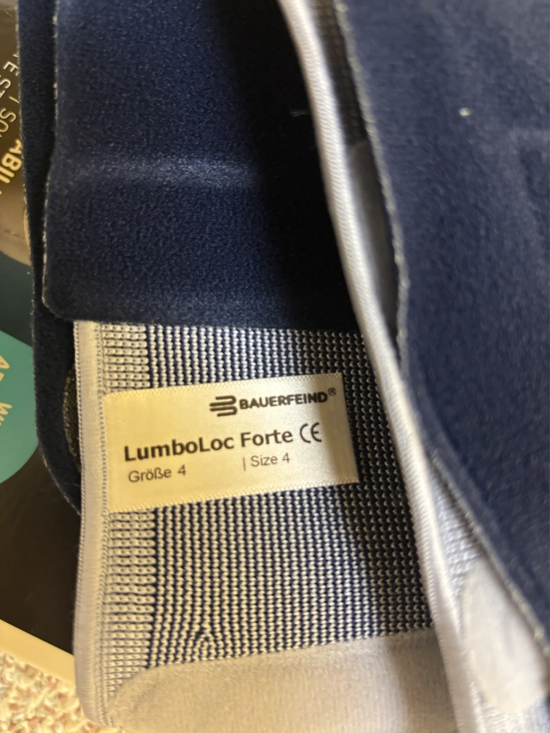 Bauerfeind LumboLoc Forte Size 4 Back Brace - photo 4