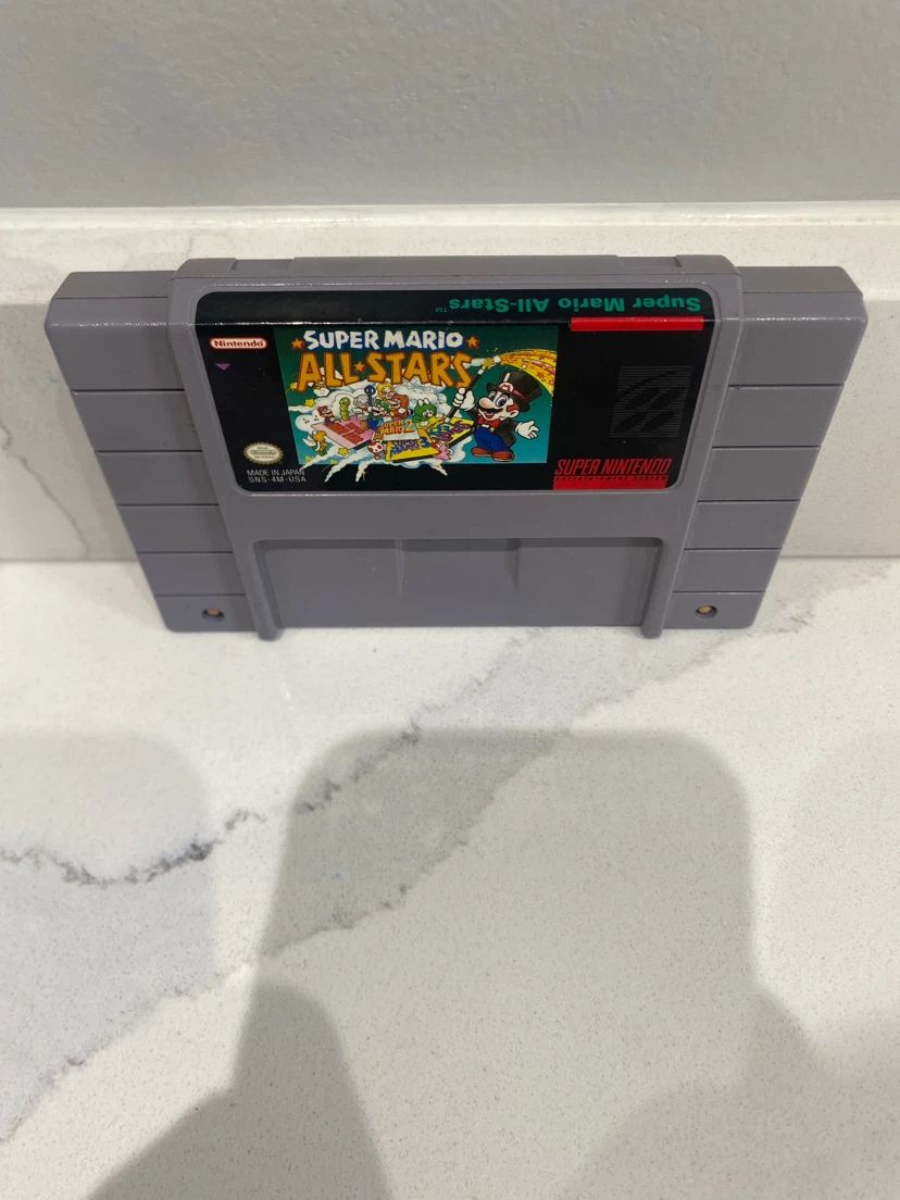 Nintendo Super Mario All-Stars SNES Game Cartridge - photo 2