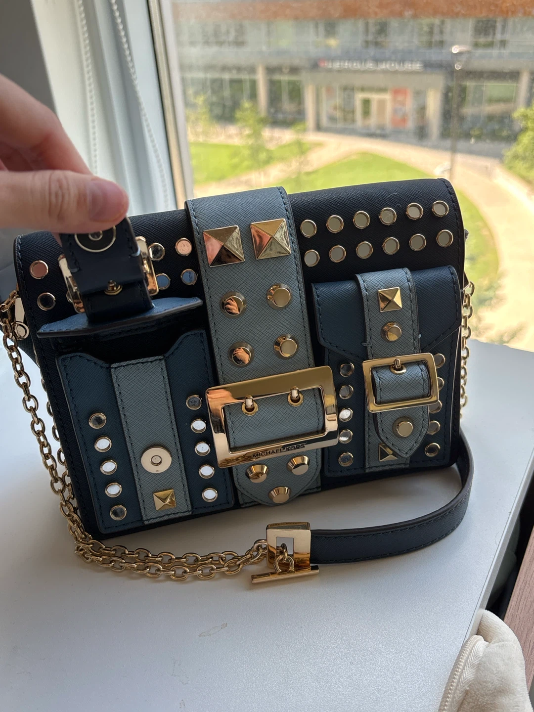 Michael Kors Studded Shoulder Bag - photo 4