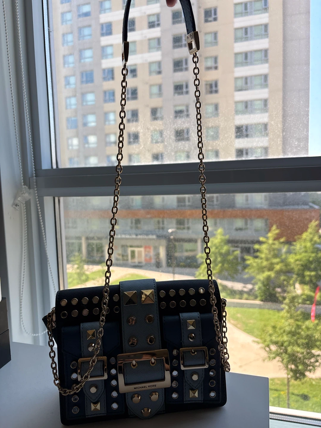 Michael Kors Studded Shoulder Bag - photo 2