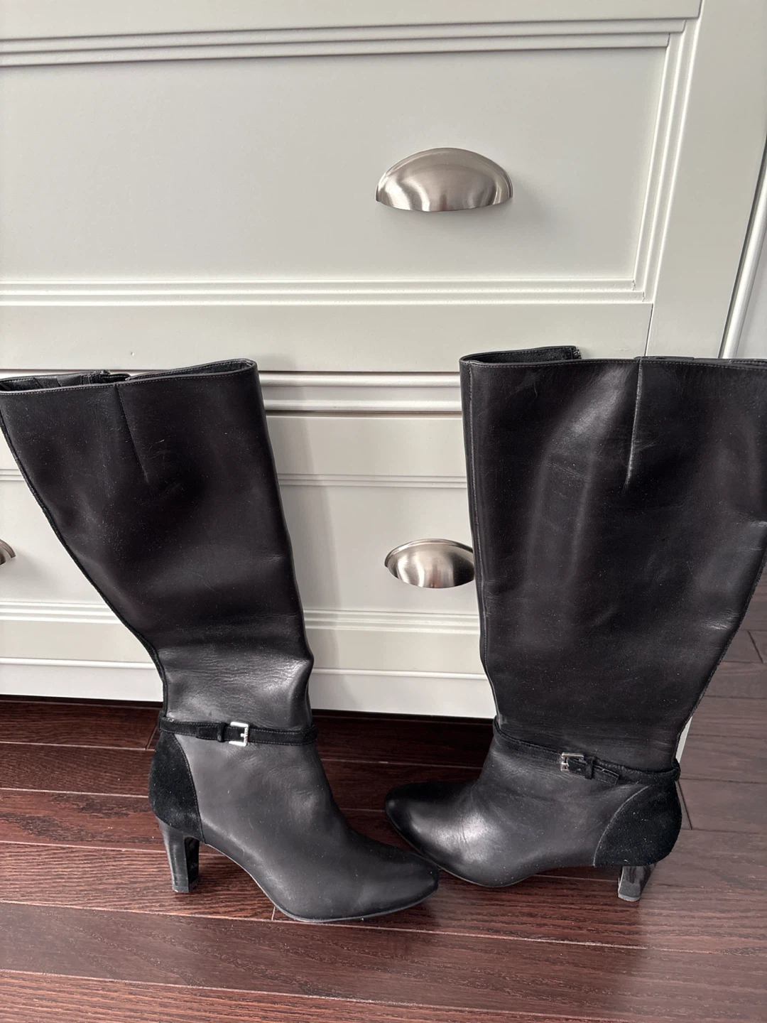 Black Knee-High Boots