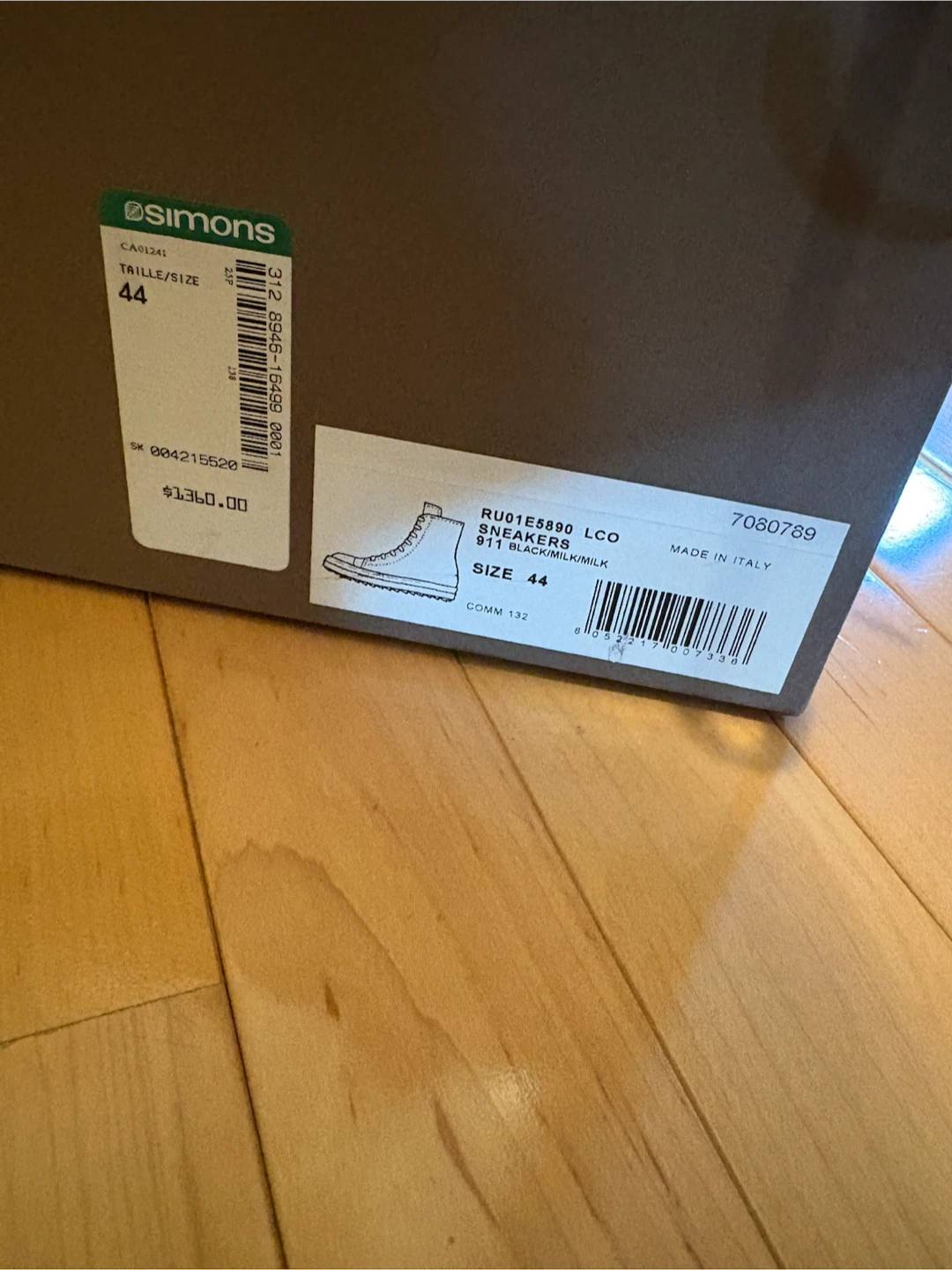 Rick Owens High Top Sneakers Black Size 44 - photo 5