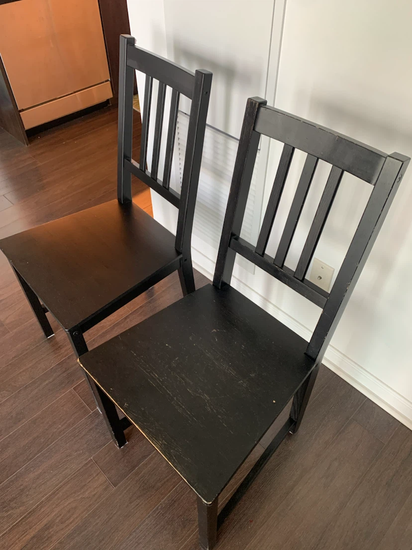IKEA Extendable Dining Table + 3 Matching Chairs - photo 3
