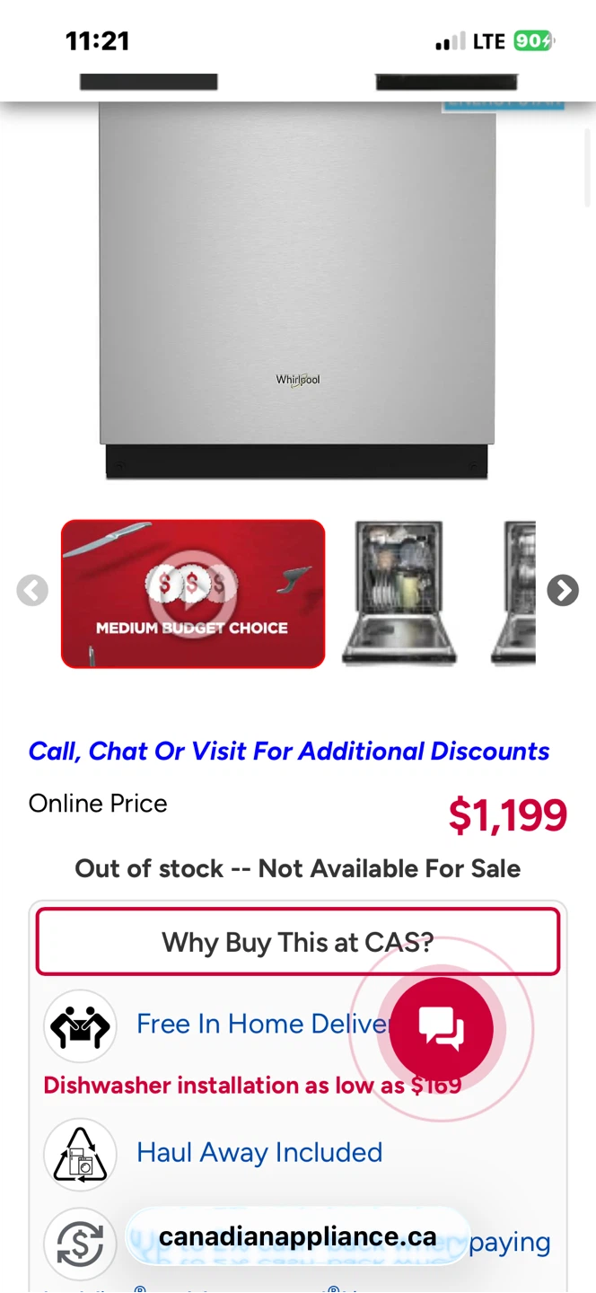 Whirlpool WDT80SAKZ Dishwasher