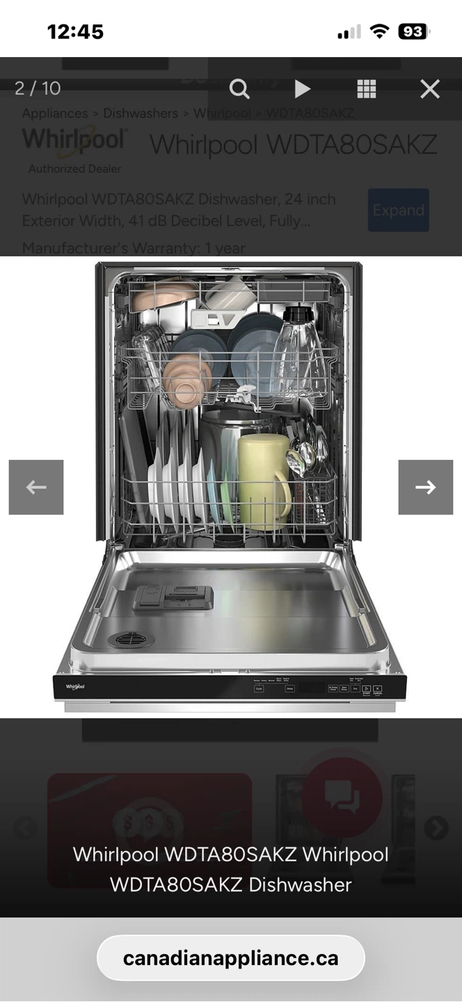 Whirlpool WDT80SAKZ Dishwasher - photo 3