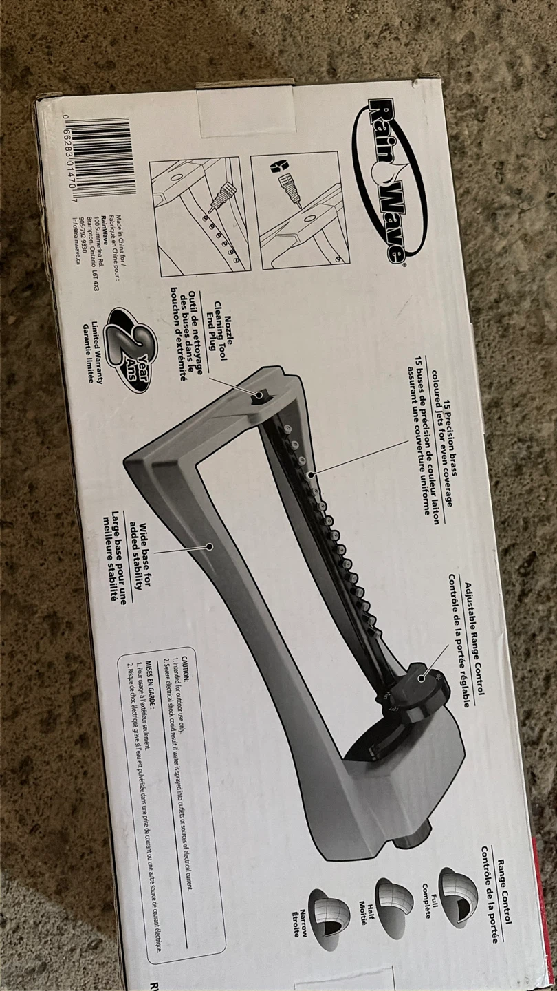 Rain Wave Oscillating Sprinkler