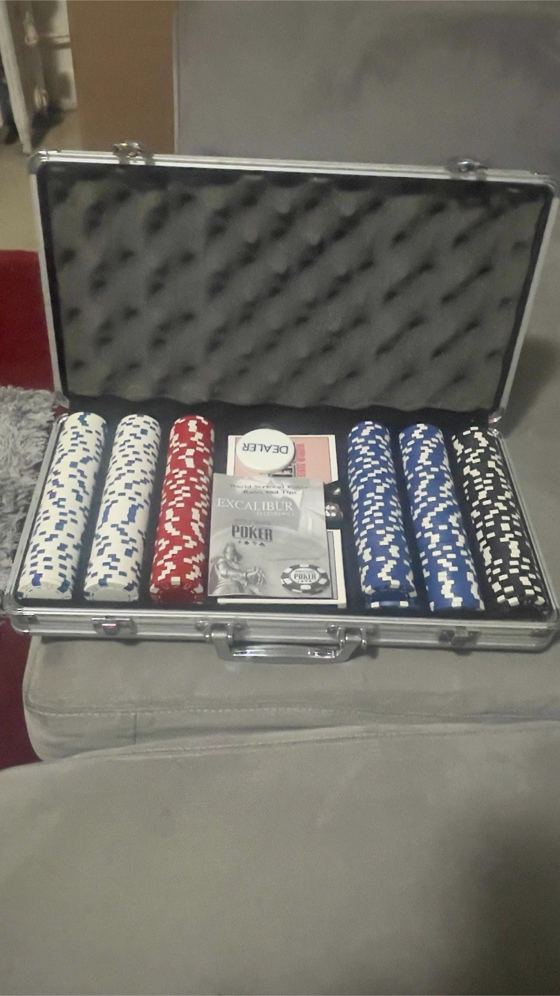Excalibur Poker Chip Set with Case