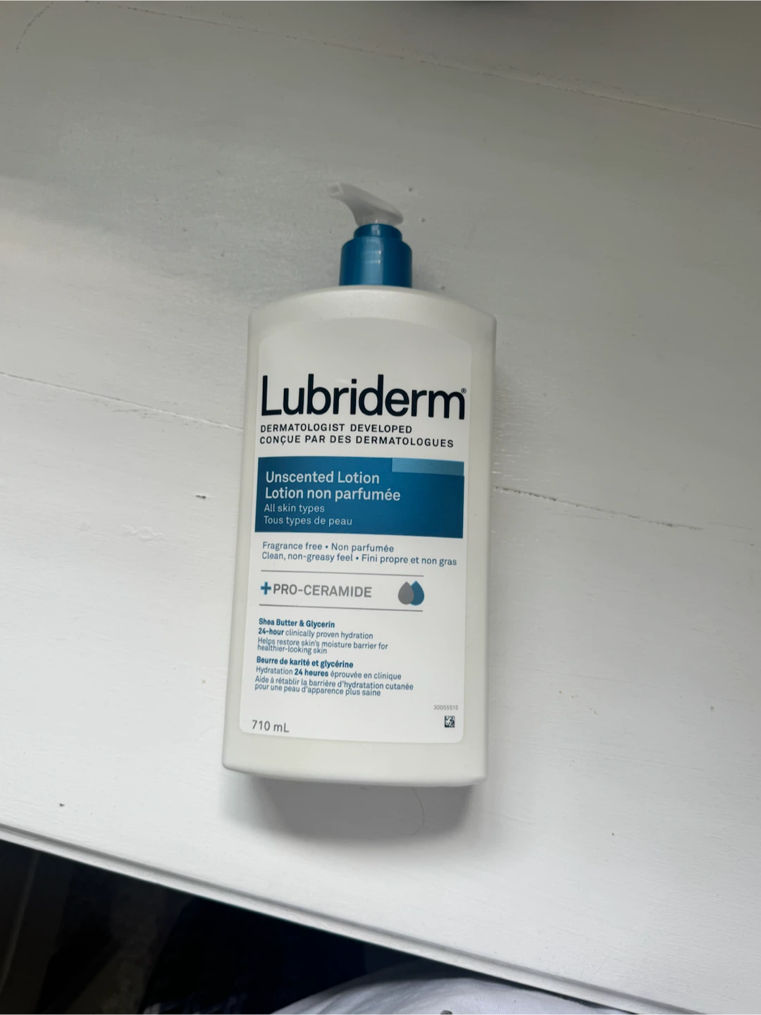 Lubriderm Unscented Lotion with Pro-Ceramide 710 mL