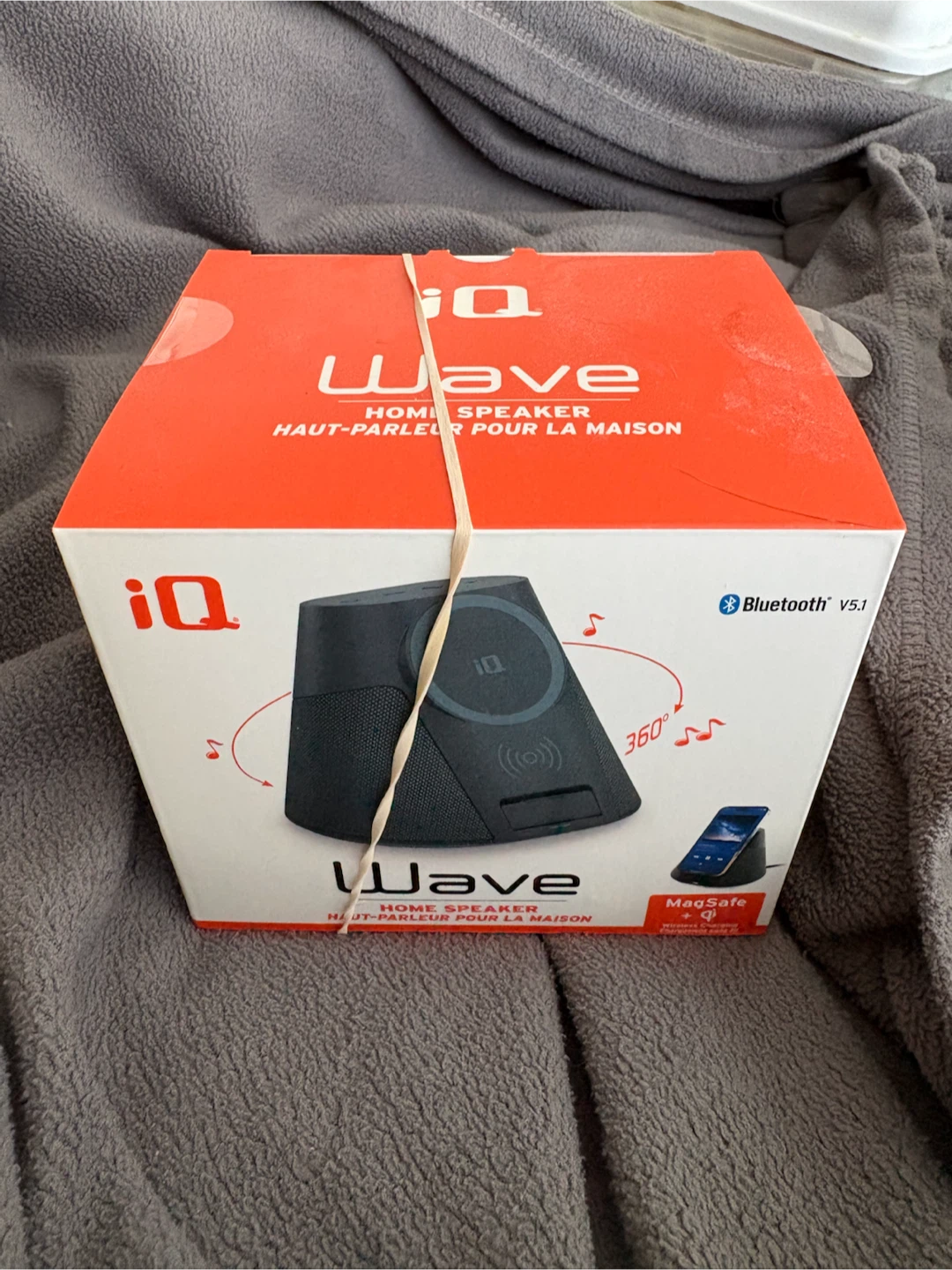 New! iQ Wave Home Speaker with Wireless Charging - photo 3