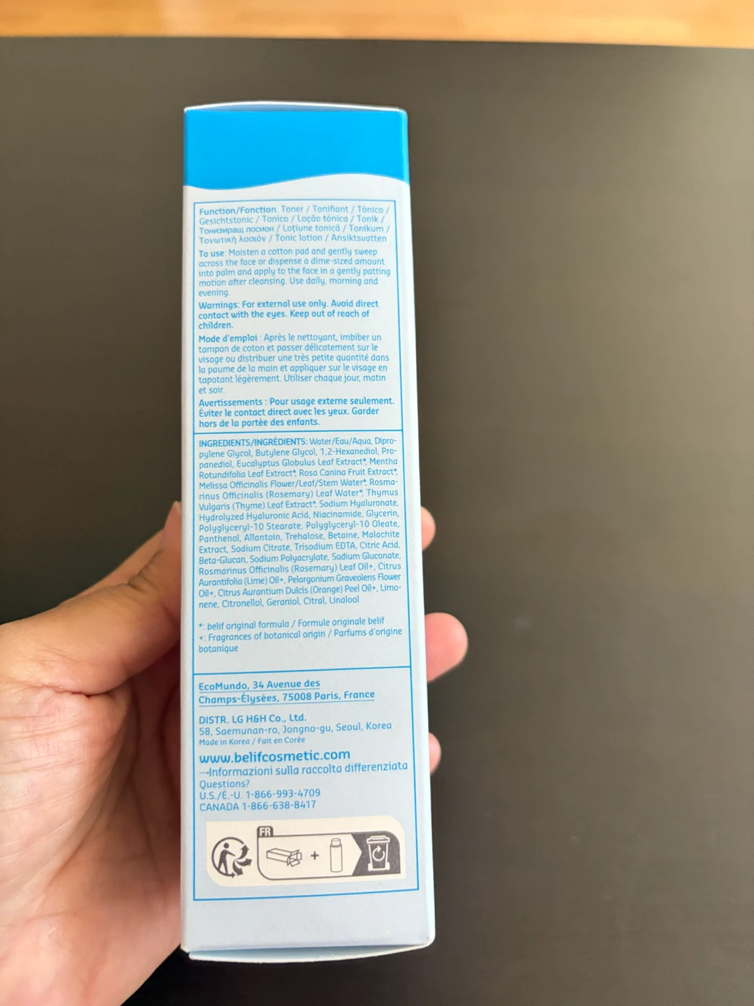 belif Aqua Bomb Hydrating Toner 200 ml - photo 5