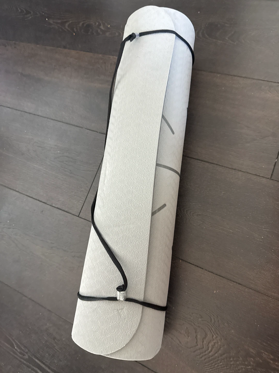 Carbon Gray Yoga Mat with Alignment Lines - photo 2