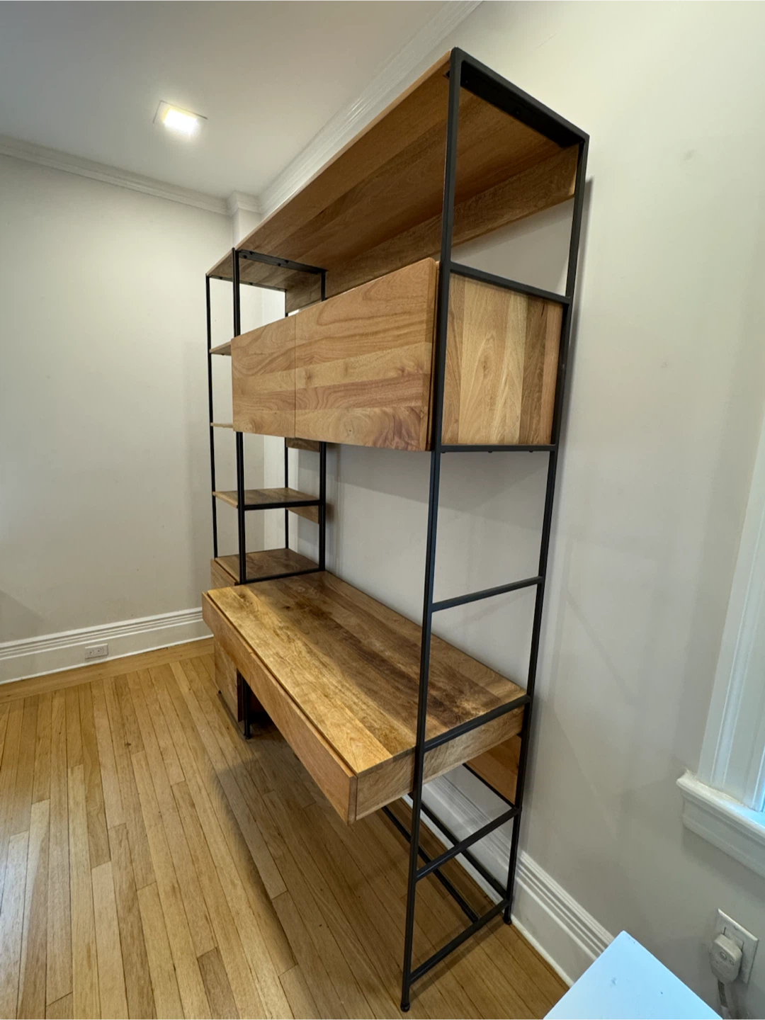 West Elm Desk with Bookshelf & Storage - photo 2