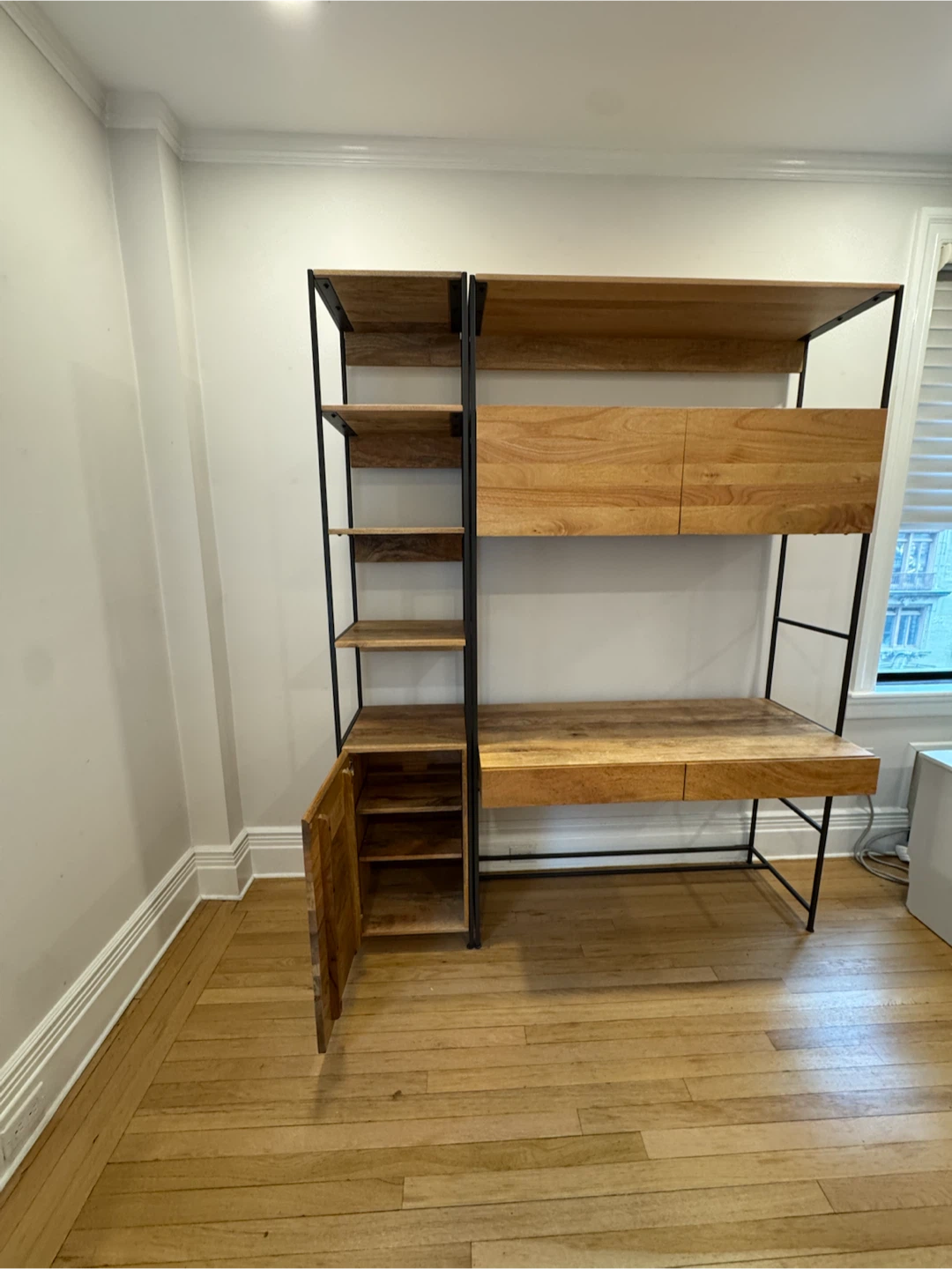 West Elm Desk with Bookshelf & Storage - photo 3