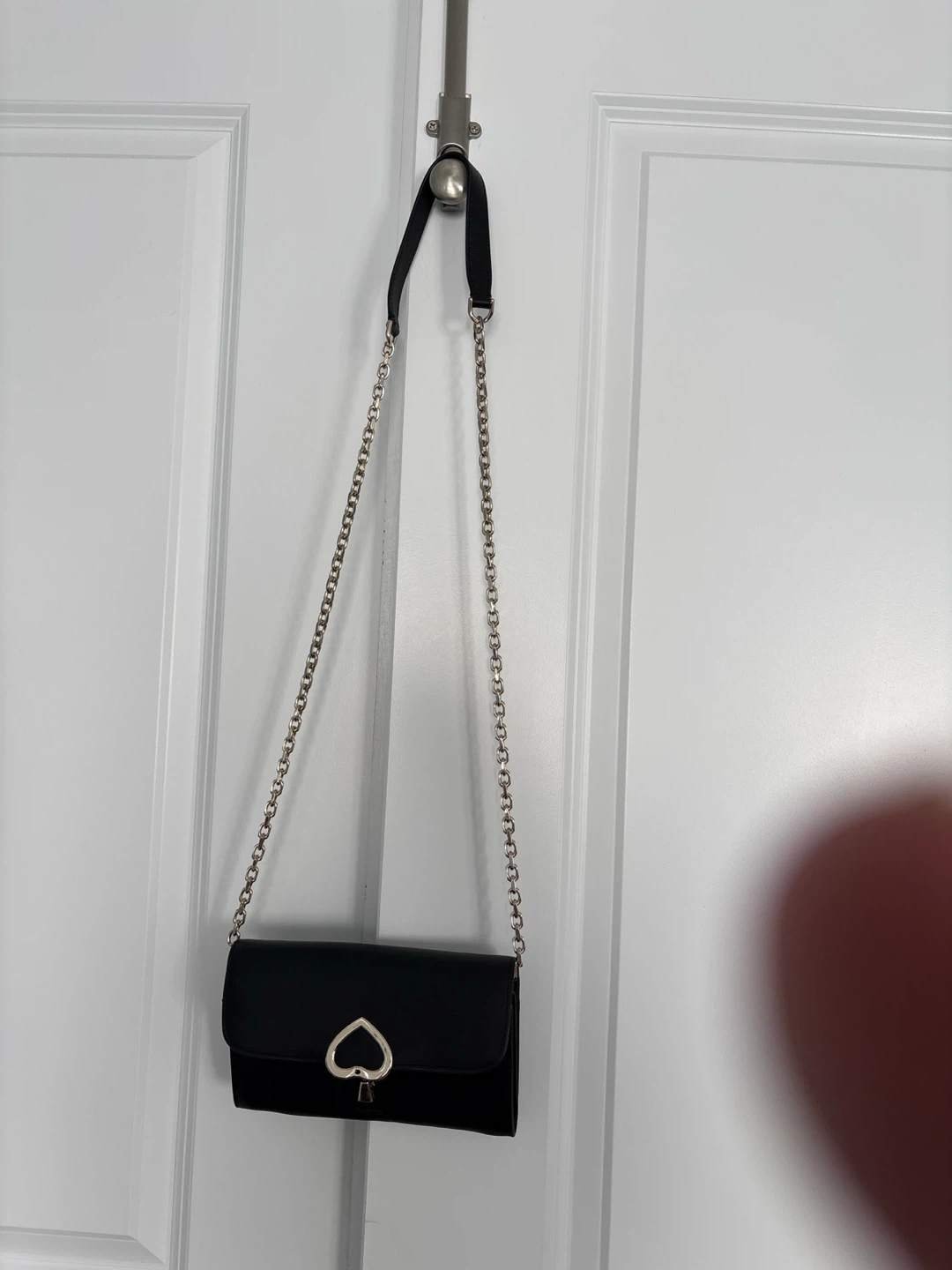 Kate Spade Wallet Black Spade Clasp