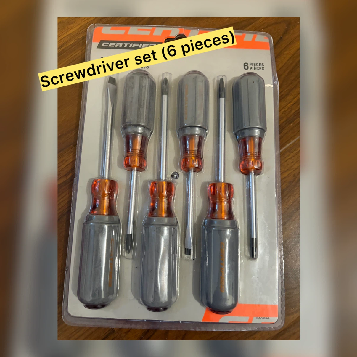 Certified 6-Piece Screwdriver Set -$25